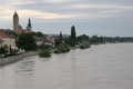 1,5 Kilometer Hochwasserschutz in weniger als 12 Stunden vollstndig aufgestellt.